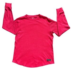 GAP Kids Bright Red Long Sleeve Shirt